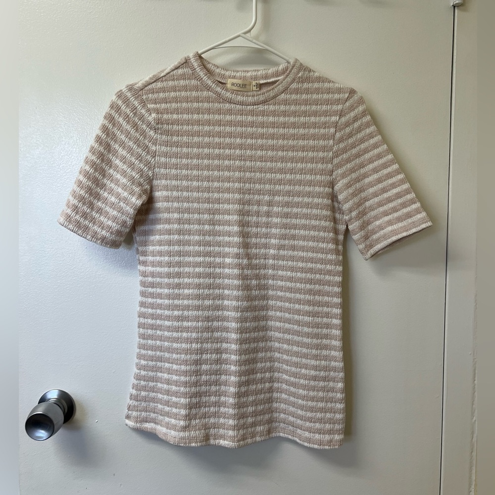 Fitted Short Sleeve Top Blouse